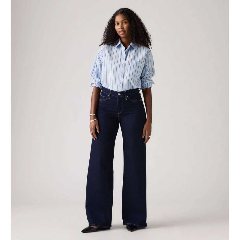 Levi's 318 Shaping Wide Leg Darkest Sky Jeans image number 2